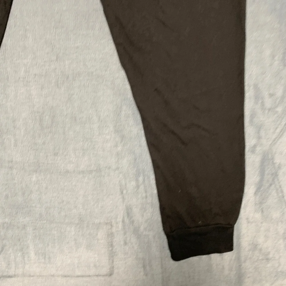 J.Crew Knit Goods Jogger Pants Mens Large Black Gym Slim Fit Drawstring Waist